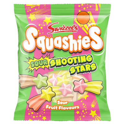 Swizzels Squashies Sour Shooting Stars Gums 12 x 100g