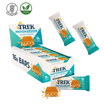 TREK Salted Caramel Protein Flapjack 50g