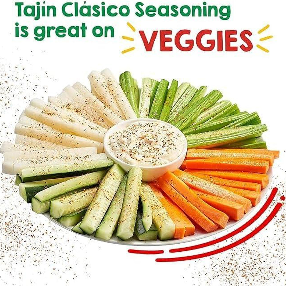 Tajin Clasico Mexican Fruit and Snack Seasoning with Lime 400g