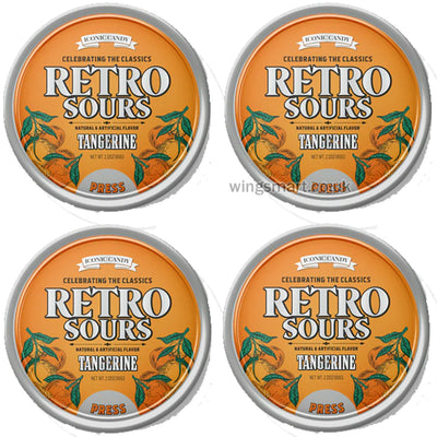 Retro Sours Tangerine Candy - 2.12oz (60g)
