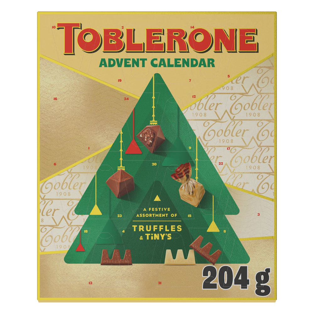 Toblerone Chocolate Xmas Advent Calendar 204g
