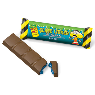 Toxic Waste Slime Licker Milk Chocolate Bar 50g (Box of 20)