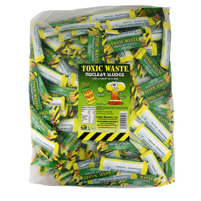Toxic Waste Nuclear Sludge Sour Apple Mini Chew Bars Bag