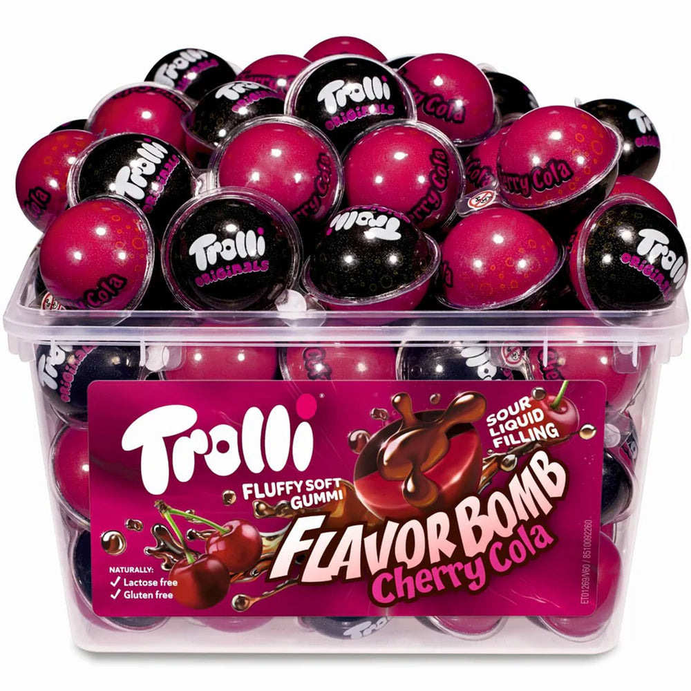 Trolli Cherry Cola Flavorbomb 3D Candy - 60 Count