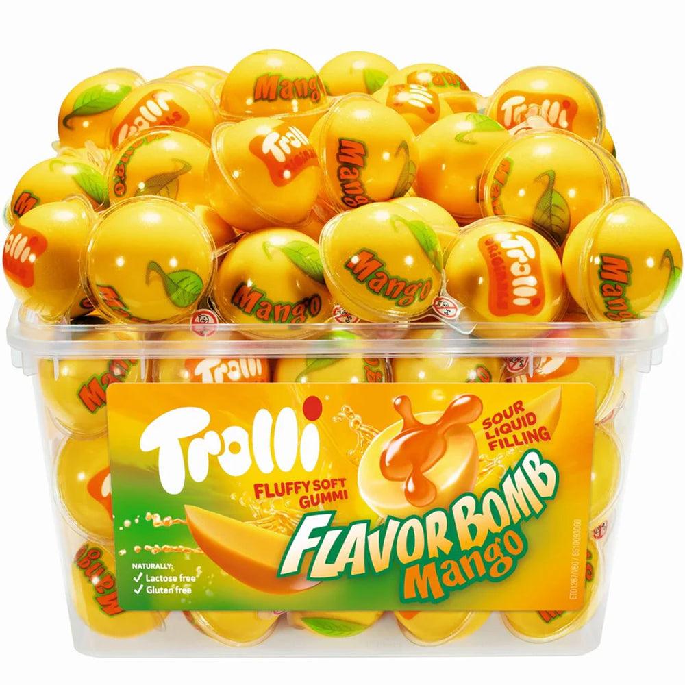 Trolli Mango Flavorbomb 3D Candy - 60 Count