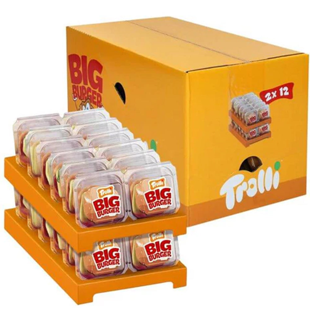 Trolli XXL Candy Burger 50g - 24 Count
