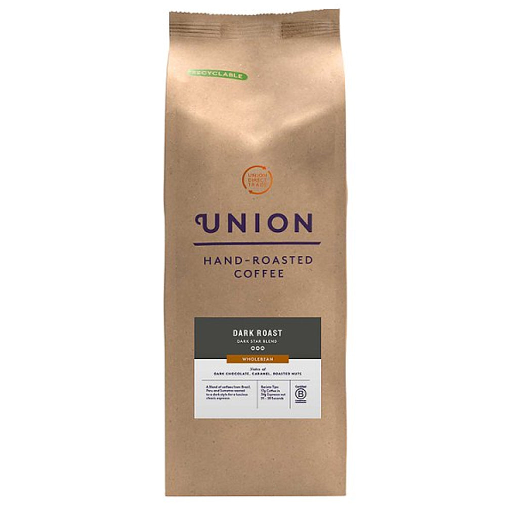 Union Hand-Roasted Coffee Dark Star Blend Dark Roast 1kg