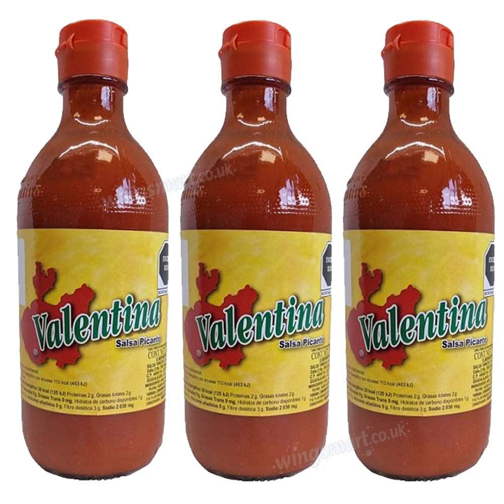 Valentina Salsa Picante Hot Mexican Chilli Sauce 370ml | (1, 2 & 3 Bottles)