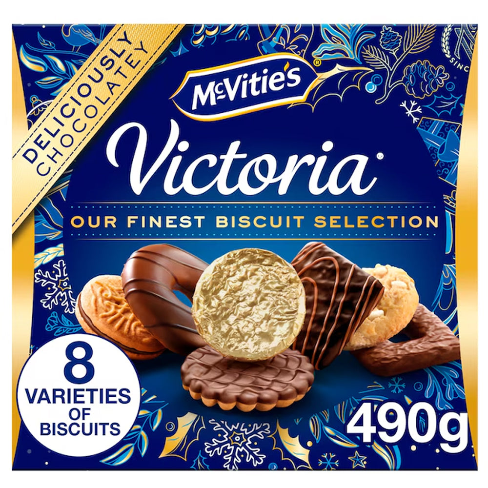 McVitie's Victoria Chocolate Biscuits Christmas Selection 490g