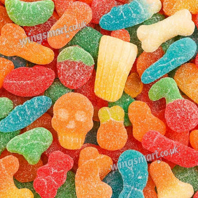 Vidal Fizzy Mix 3kg – Fizzy Jelly Sweets Assorted Fizzy Mix