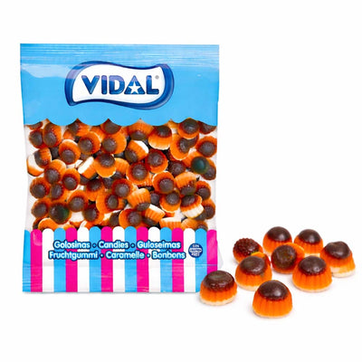 Vidal Cream Caramel Jelly Sweets Bag 1kg