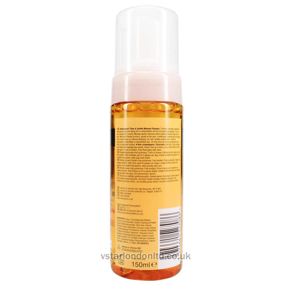 Neutrogena Clear & Soothe Mousse Cleanser 150ml