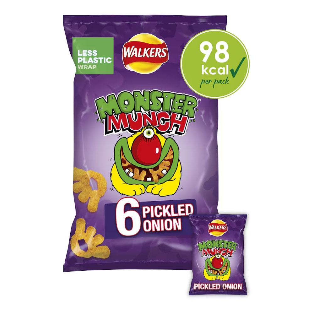Walkers Monster Munch Multipack Crisps, 6x20g