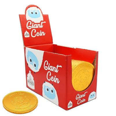 Bonds Giant Gold Santa Coin 50g – Festive Milk Chocolate Treat