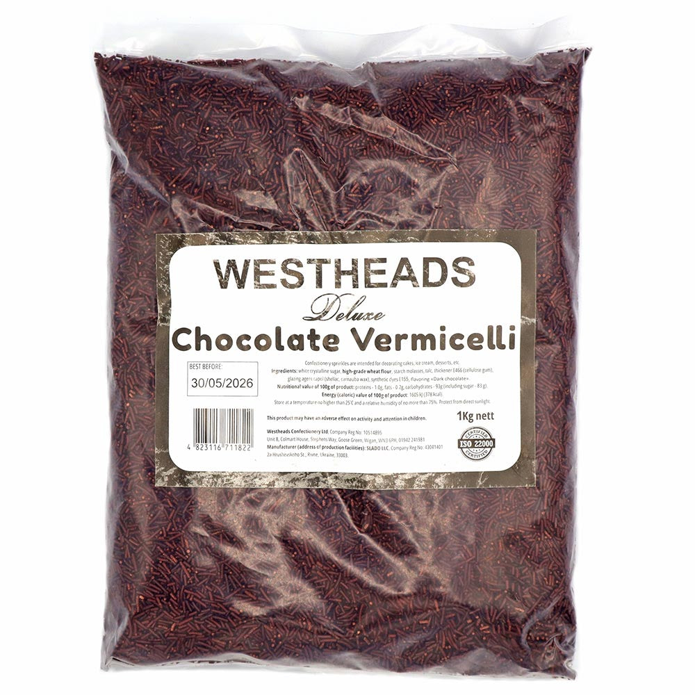 Westheads Chocolate Vermicelli 1kg