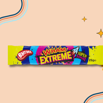 Barratt Wham EXTREME 25g Chew Bars - 50 Count