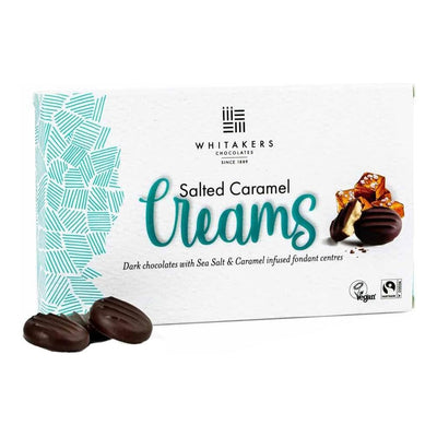 Whitakers Dark Chocolate Salted Caramel Creams 150g