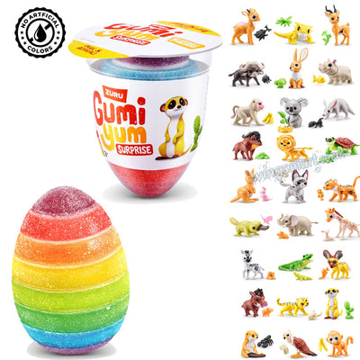 Gumi Yum Surprise Wildlife Transformers 22g Gummy Candy Toy Zuru Collectible Kids Treats