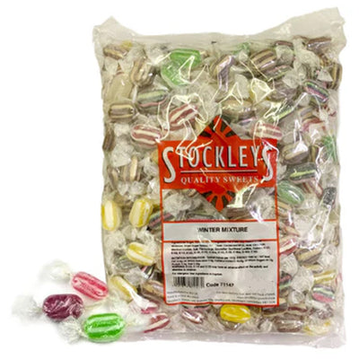 Stockleys Wrapped Winter Mixture - Traditional Boiled Sweets