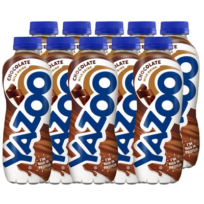 Yazoo Chocolate Milkshake 400ml (Pack of 10) – Ready to Drink Chocolate Milk