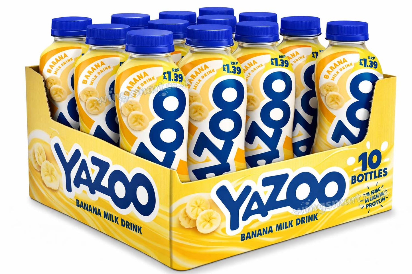 Yazoo Banana Milk Drink 400ml PMP – 10 Bottles