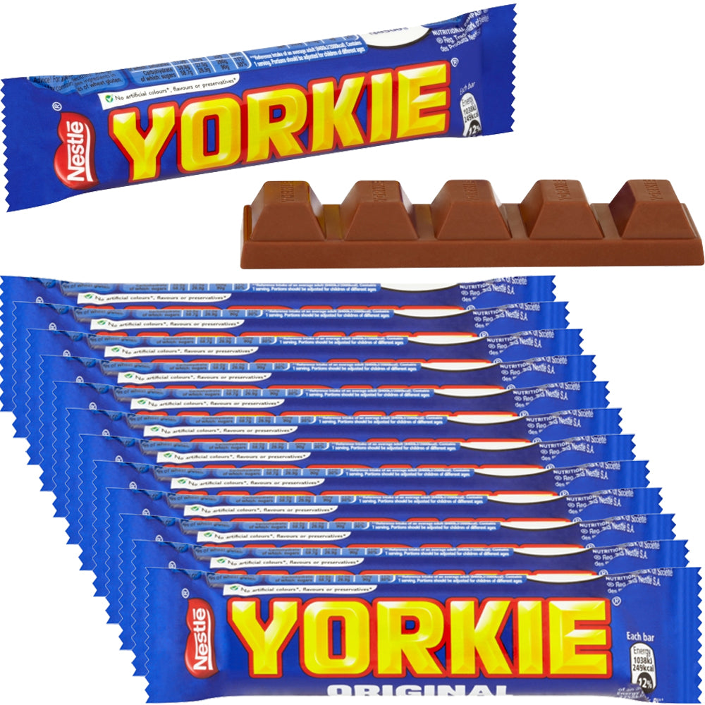 Yorkie Chocolate Bars – Mixed Selection (12 & 24 Bars)