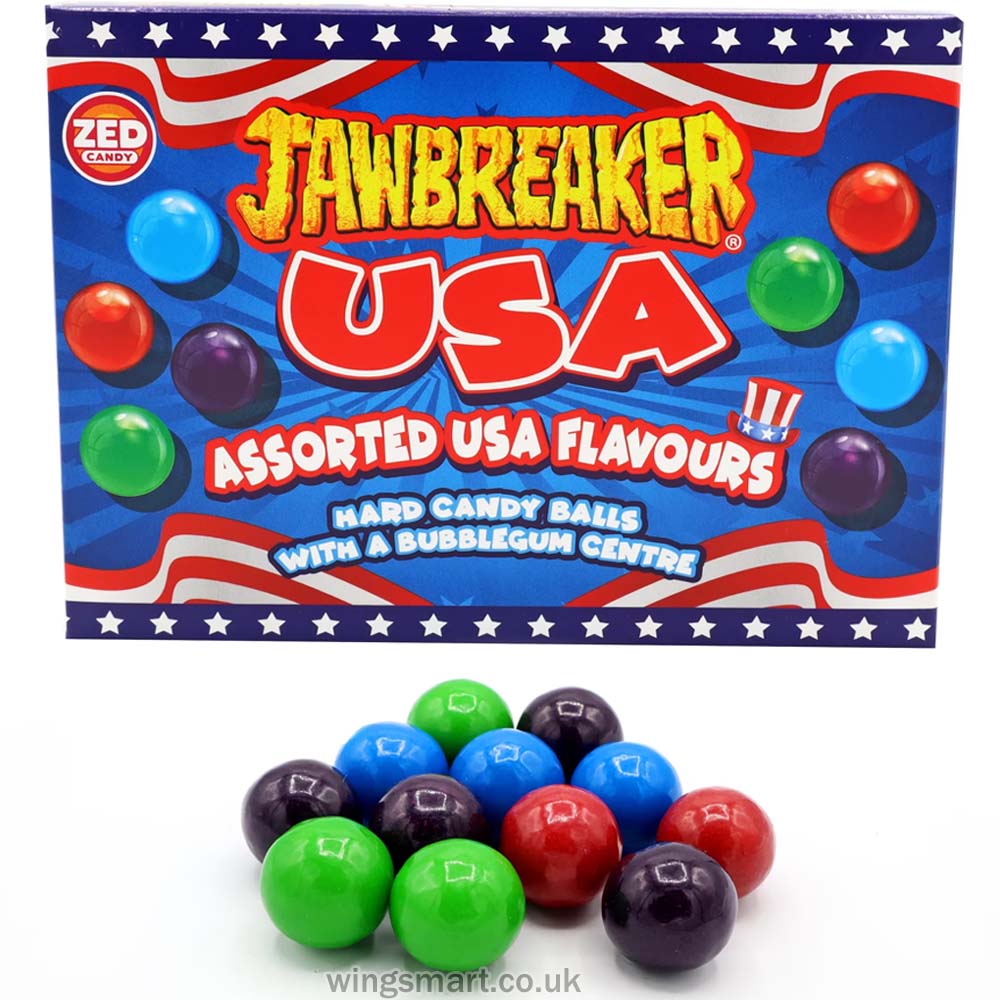 Zed Candy Jawbreakers USA Box 140g (Box of 10)