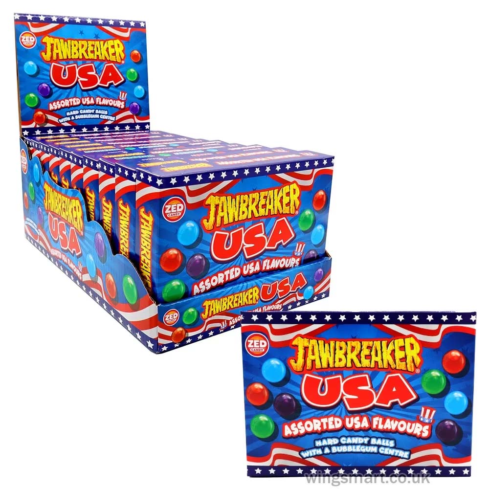 Zed Candy Jawbreakers USA Box 140g (Box of 10)