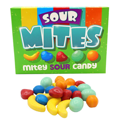 Zed Candy Sour Mites Box 120g x12 Sour Fruity Candy