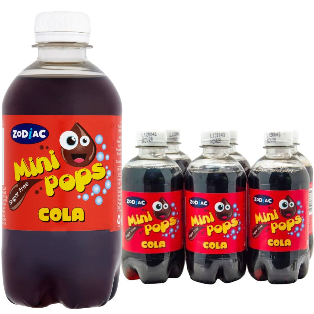 Zodiac Mini Pops 330ml Fizzy Drink – 6 Pack (Multiple Flavours Available)