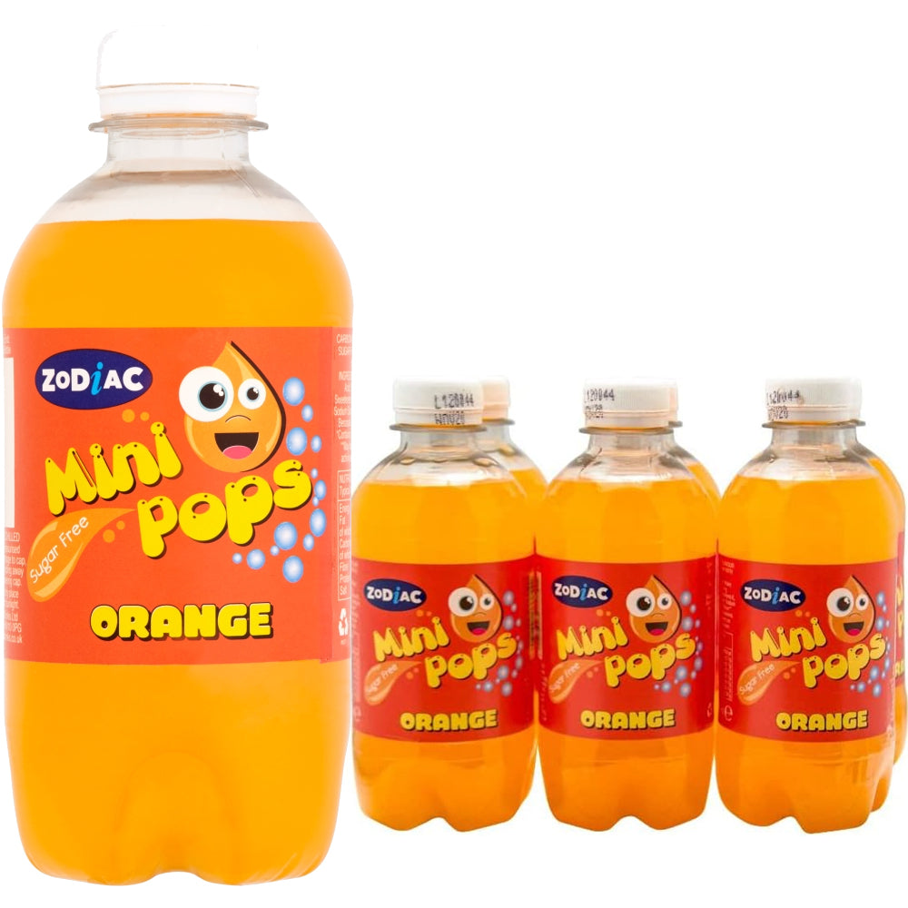 Zodiac Mini Pops 330ml Fizzy Drink – 6 Pack (Multiple Flavours Available)