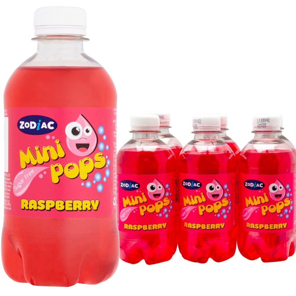 Zodiac Mini Pops 330ml Fizzy Drink – 6 Pack (Multiple Flavours Available)