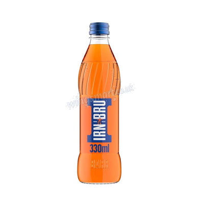 IRN-BRU Regular Soft Drink Glass Bottle 330ml (Pack of 24)
