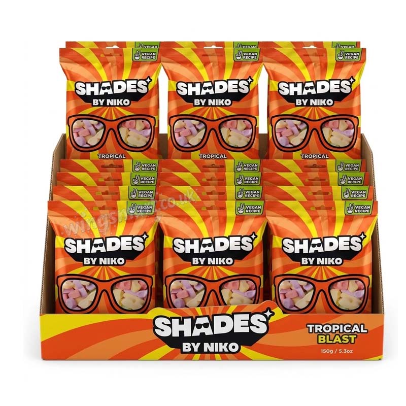 Shades by Niko Tropical Blast Bag 150g (09 Or 18 Packs)
