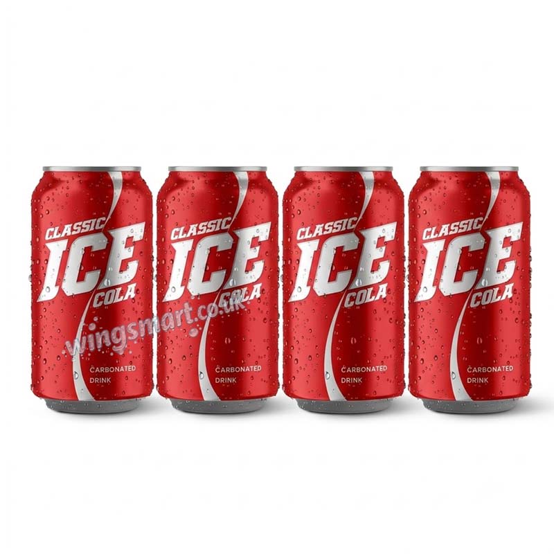 Ice Classic Cola Can 330ml Pack of 24 | Refreshing Cola Soft Drink