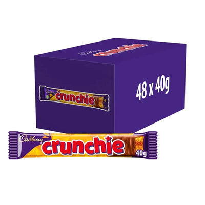 Cadbury Crunchie Chocolate Bar 40g (Pack of 48) Fullbox Offer Price