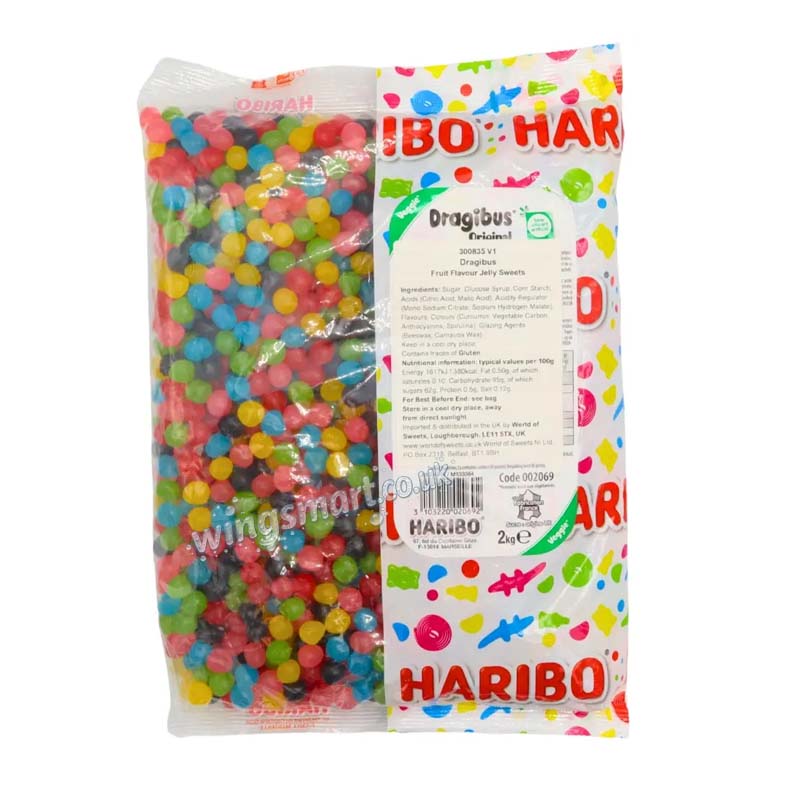 Haribo Dragibus Original bag 1kg & 2kg