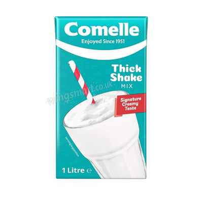 Comelle Thick Shake Mix 1 Litre Vanilla Flavour (Case of 12)