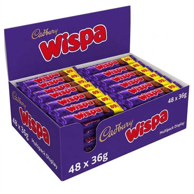 Cadbury Wispa Chocolate Bar 36g PMP (Pack of 48) Fullbox Offer Price