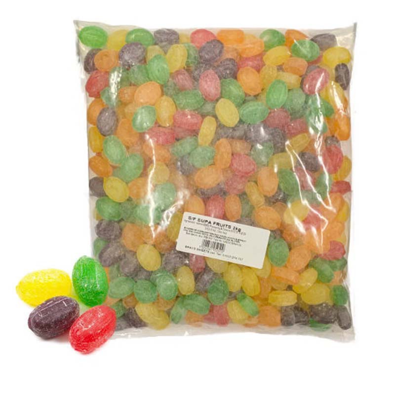 Brays Sugar Free Un-Wrapped Super Fruits Drops (1kg - 2.75kg)