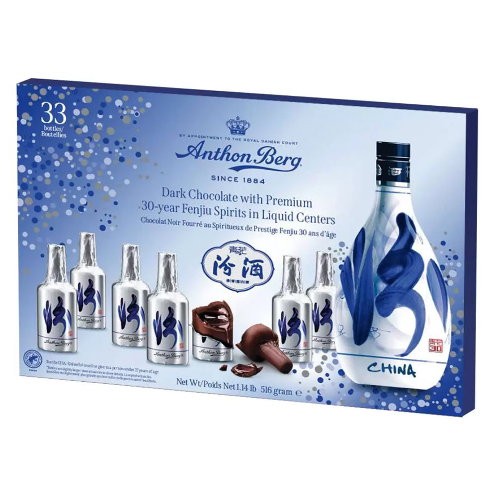 Anthon Berg Filled Baijiu Chocolate Bottles 516g