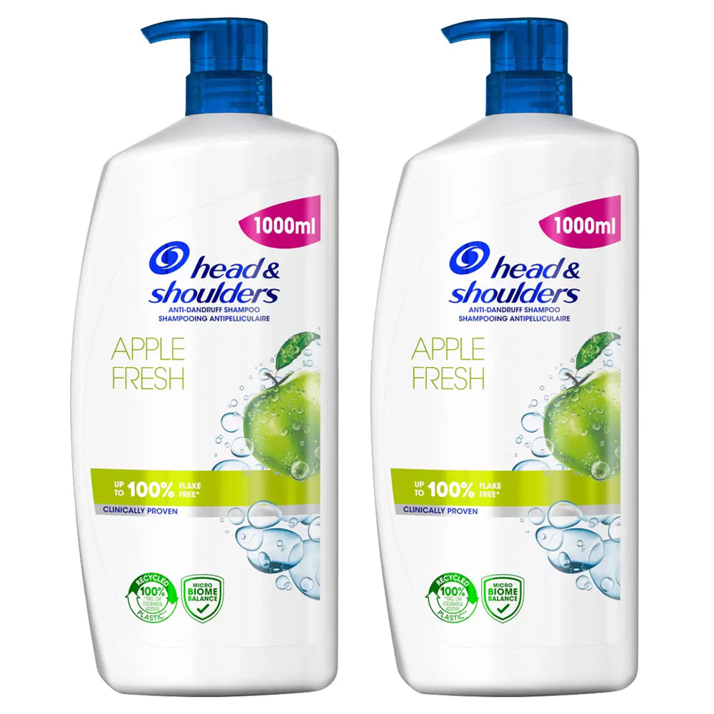 Head and Shoulders Classic Clean & Apple Anti-Dandruff Shampoo 2 x 1L