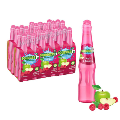 Squeeze It Apple & Raspberry Spring Water 200ml Fruity Soft Drink