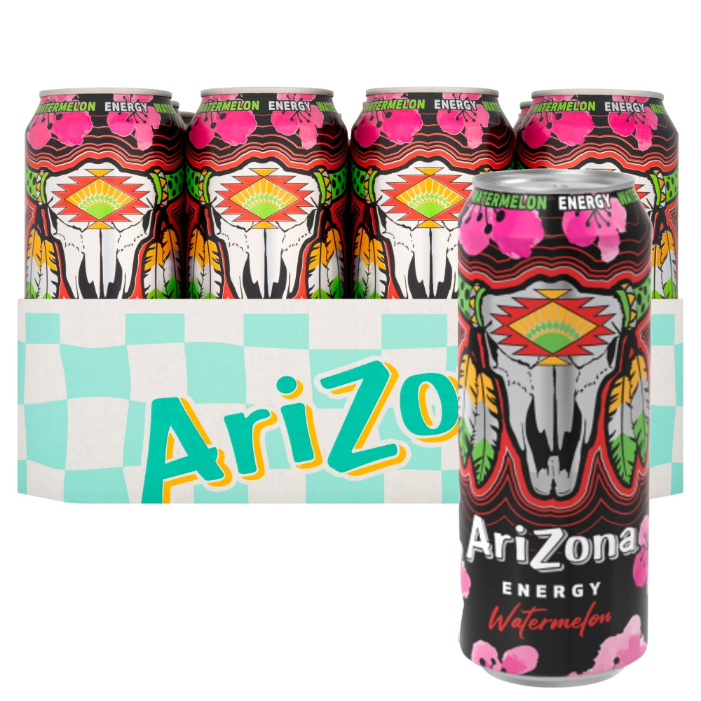 AriZona Energy Watermelon Can 500ml (Box of 12)