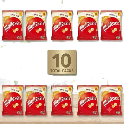 Maltesers White Chocolate & Honeycomb 54g (5,10 & 18 Packs)