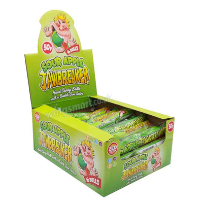 Zed candy Jaw Breaker 6 ball Pack 49.5g (Pack of 24) Variety Of Flavours