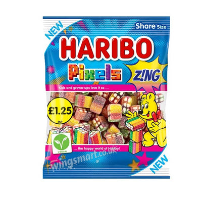 Haribo Pixels Zing 140g (Pack of 12) Fullbox