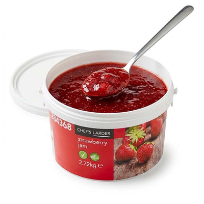 Chef's Larder Strawberry Jam 2.72kg – Catering Size
