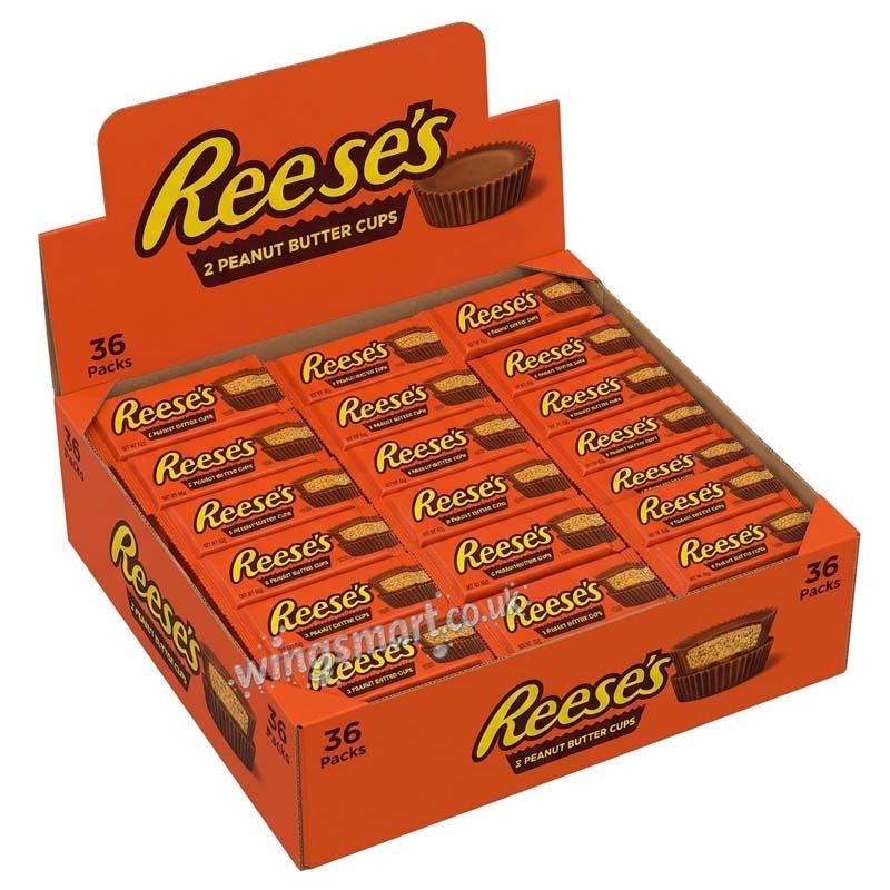 Reese's Milk Chocolate Peanut Butter Cups 42g (18 or 36 Packs)