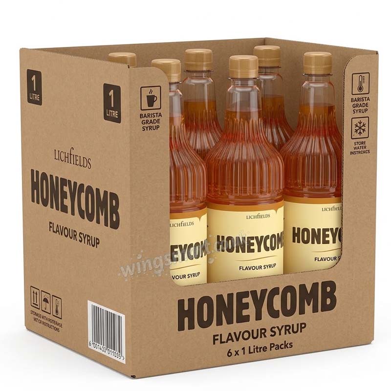 Lichfields Honeycomb Flavour Syrup 1 Litre (Bottle of 6)